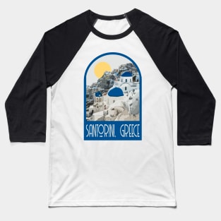 Santroni Greece Decal Baseball T-Shirt